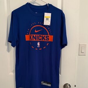 Nike Dri-Fit Knicks Blue and Orange Tee